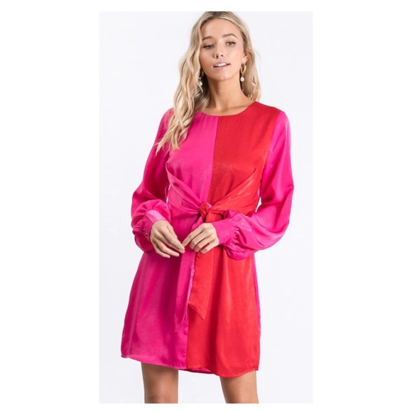 House of Harlow 1960 x REVOLVE Lotta Dress in Fuchsia - Picture 6 of 14